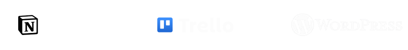 Mes outils de travail : Notion, Trello et WordPress
